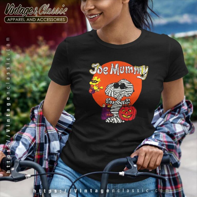Snoopy Joe Mummy Halloween Women TShirt Snoopy Joe Mummy Halloween Women TShirt