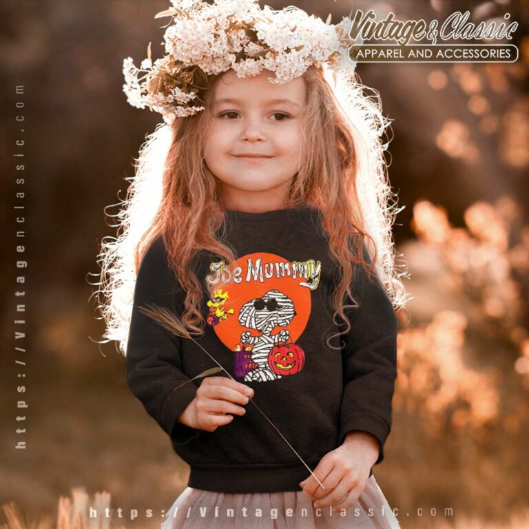 Snoopy Joe Mummy Halloween kids Sweetshirt Snoopy Joe Mummy Halloween kids Sweetshirt