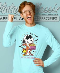 Snoopy Joe Trick Or Treat Halloween Long Sleeve Tee