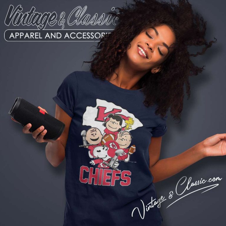 Snoopy Kansas City Chiefs Champion The Peanuts Characters Women TShirt 1 Snoopy Kansas City Chiefs Champion The Peanuts Characters Women TShirt 1