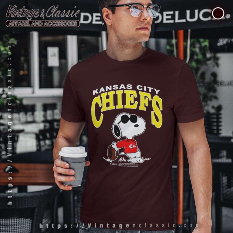 Snoopy Kansas City Chiefs Football T Shirt Snoopy Kansas City Chiefs Football T Shirt