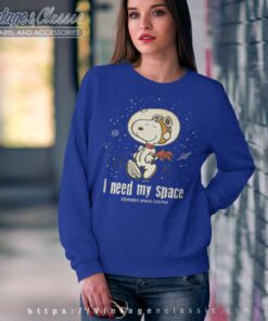 Snoopy Kennedy Space Center I Need My Space Sweatshirt