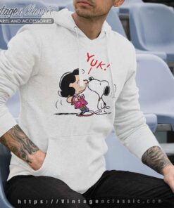 Snoopy Kissing Lucy Yuk Cute Hoodie