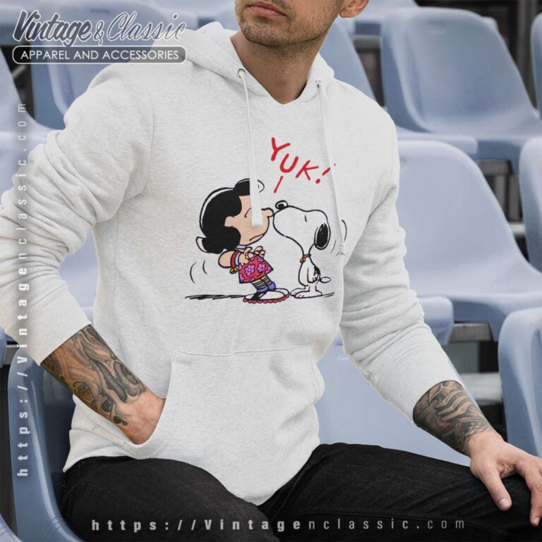 Snoopy Kissing Lucy Yuk Cute Hoodie Snoopy Kissing Lucy Yuk Cute Hoodie