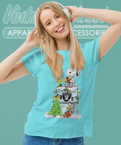 Snoopy Las Vegas Raiders Christmas Shirt 5 Snoopy Las Vegas Raiders Christmas Women TShirt