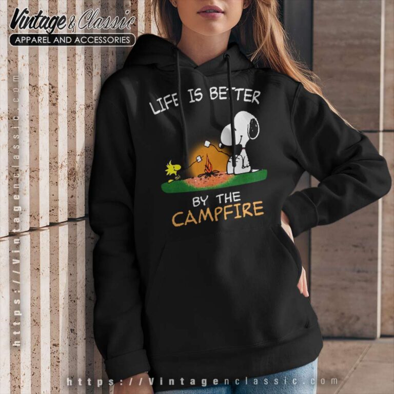 Snoopy Life Is Better By The Campfire Hoodie Snoopy Life Is Better By The Campfire Hoodie