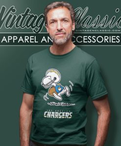 Snoopy Los Angeles Chargers Nfl T Shirt 1