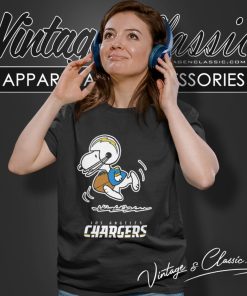 Snoopy Los Angeles Chargers Nfl Women T Shirt 1