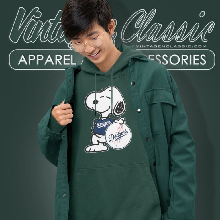 Snoopy Los Angeles Dodgers Hoodie Snoopy Los Angeles Dodgers Hoodie