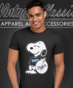 Snoopy Los Angeles Dodgers T Shirt