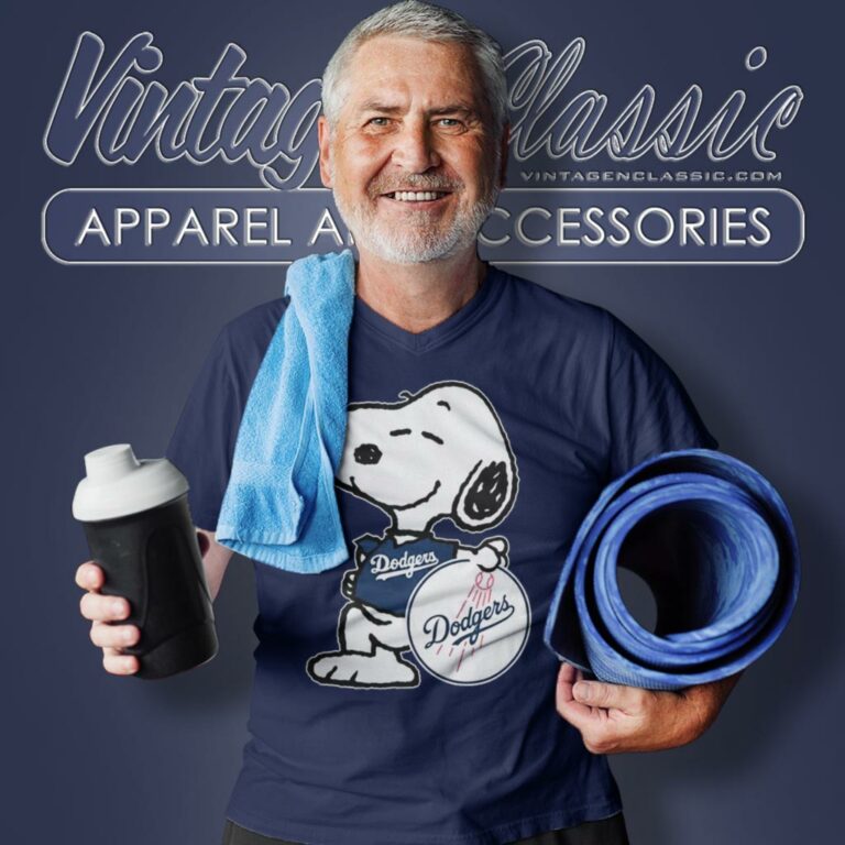 Snoopy Los Angeles Dodgers V Neck TShirt Snoopy Los Angeles Dodgers V Neck TShirt