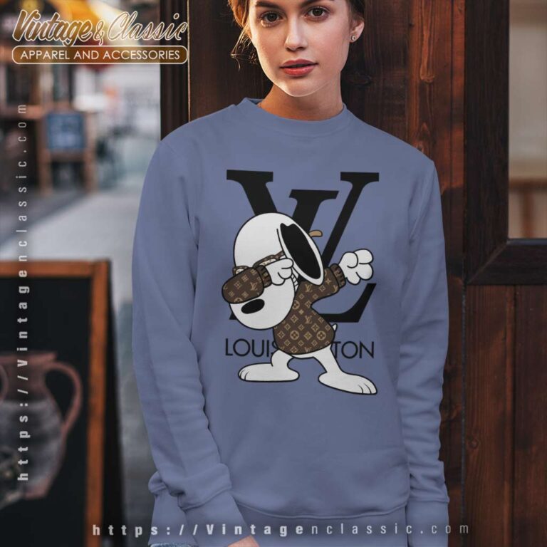 Louis Vuitton Snoopy Dog Dabbing Sweatshirt Louis Vuitton Snoopy Dog Dabbing Sweatshirt