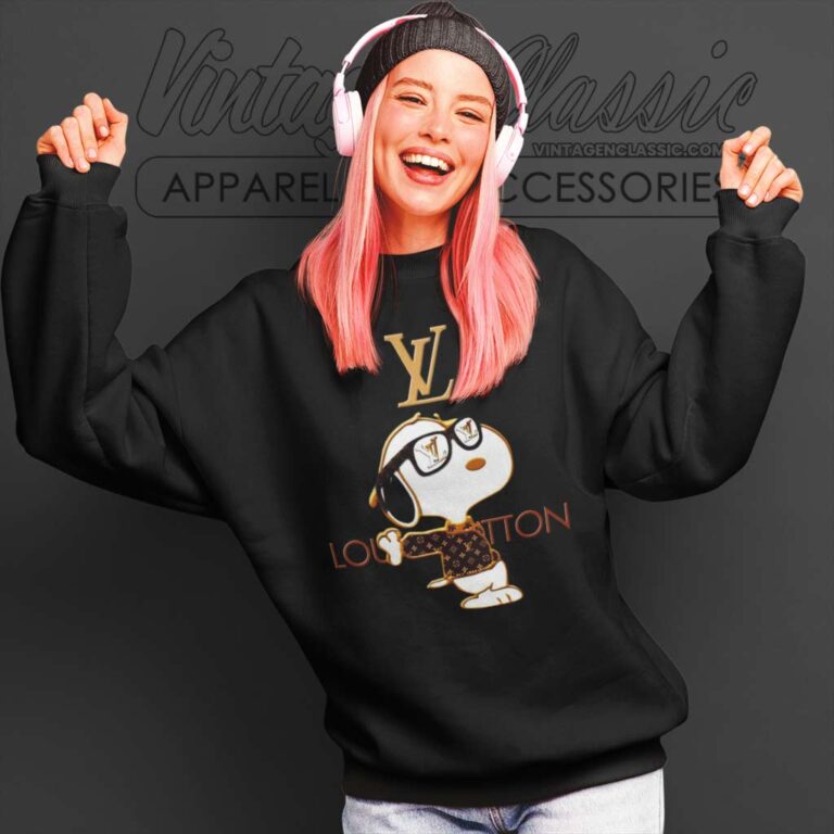 Snoopy Louis Vuitton Joe Cool Sweatshirt Snoopy Louis Vuitton Joe Cool Sweatshirt