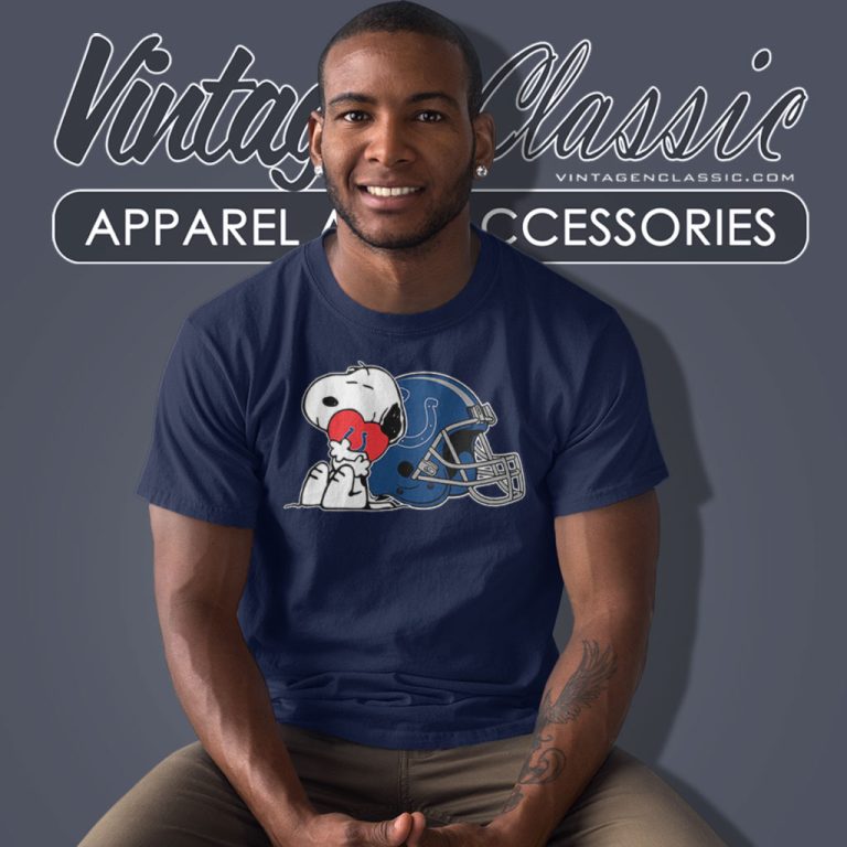 Snoopy Love Indianapolis Colts T Shirt Snoopy Love Indianapolis Colts T Shirt