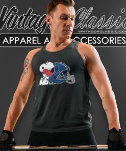 Snoopy Love Indianapolis Colts Tank Top Racerback