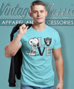 Snoopy Love Las Vegas Raiders T Shirt
