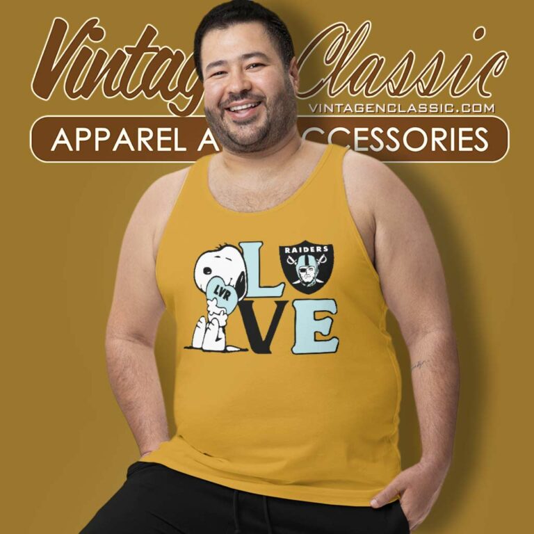 Snoopy Love Las Vegas Raiders Tank Top Racerback Snoopy Love Las Vegas Raiders Tank Top Racerback