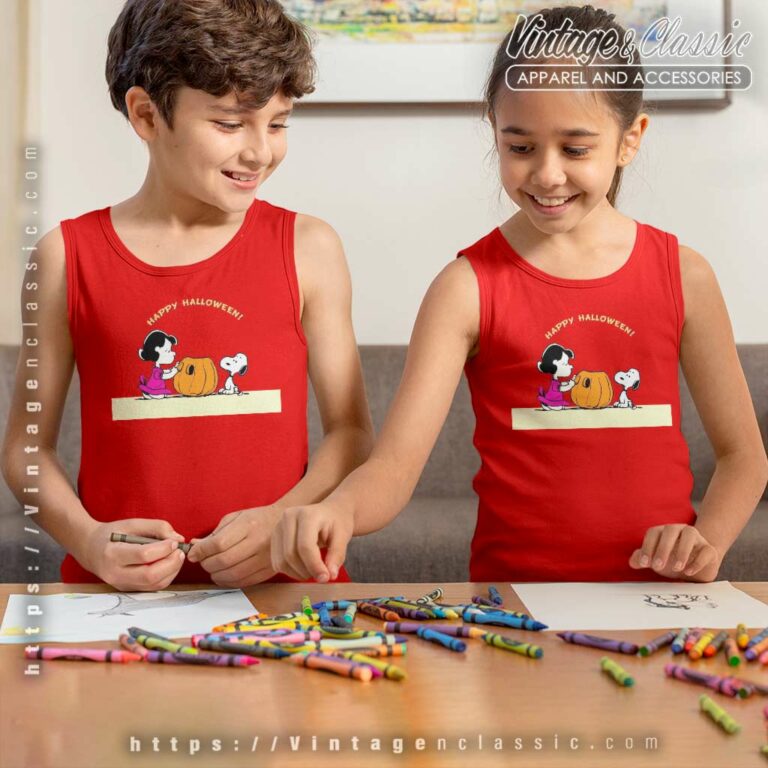 Snoopy Lucy Halloween Peanuts kids Tanktop Snoopy Lucy Halloween Peanuts kids Tanktop