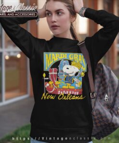 Snoopy Mardi Gras New Orleans 80s Shirt 4 Snoopy Mardi Gras New Orleans 80s Sweatshirt