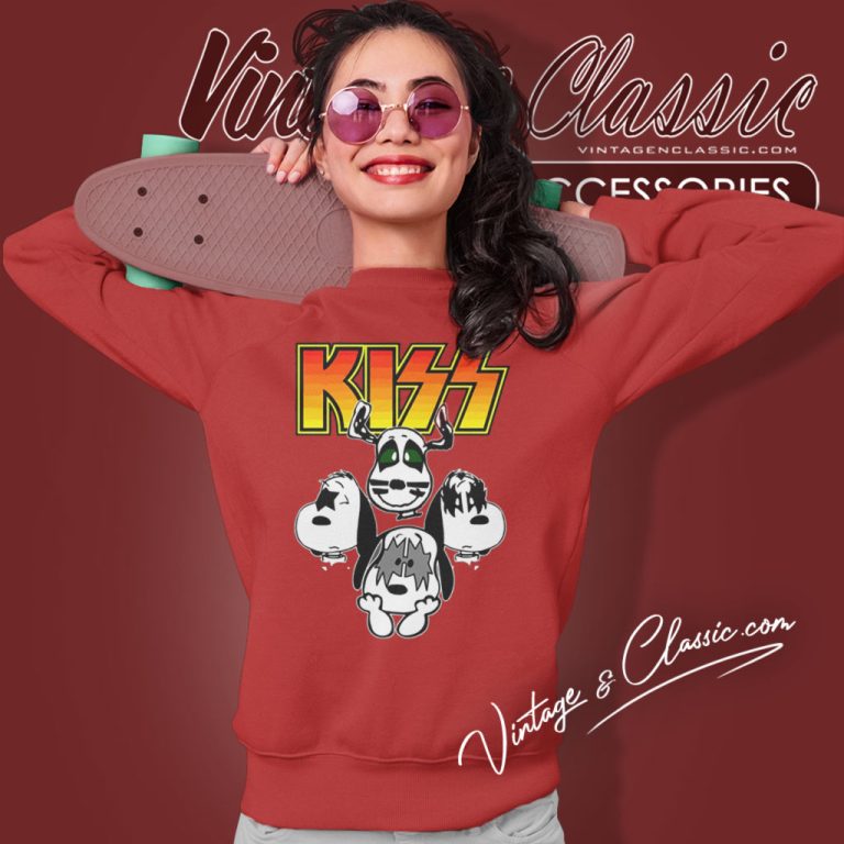 Snoopy Mashup Kiss Band Halloween Sweatshirt Snoopy Mashup Kiss Band Halloween Sweatshirt