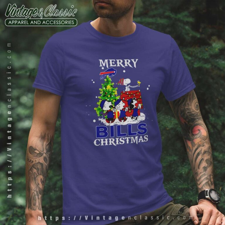 Snoopy Merry Buffalo Bills Christmas T Shirt Snoopy Merry Buffalo Bills Christmas T Shirt
