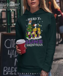 Snoopy Merry Phoenix Suns Christmas Hoodie