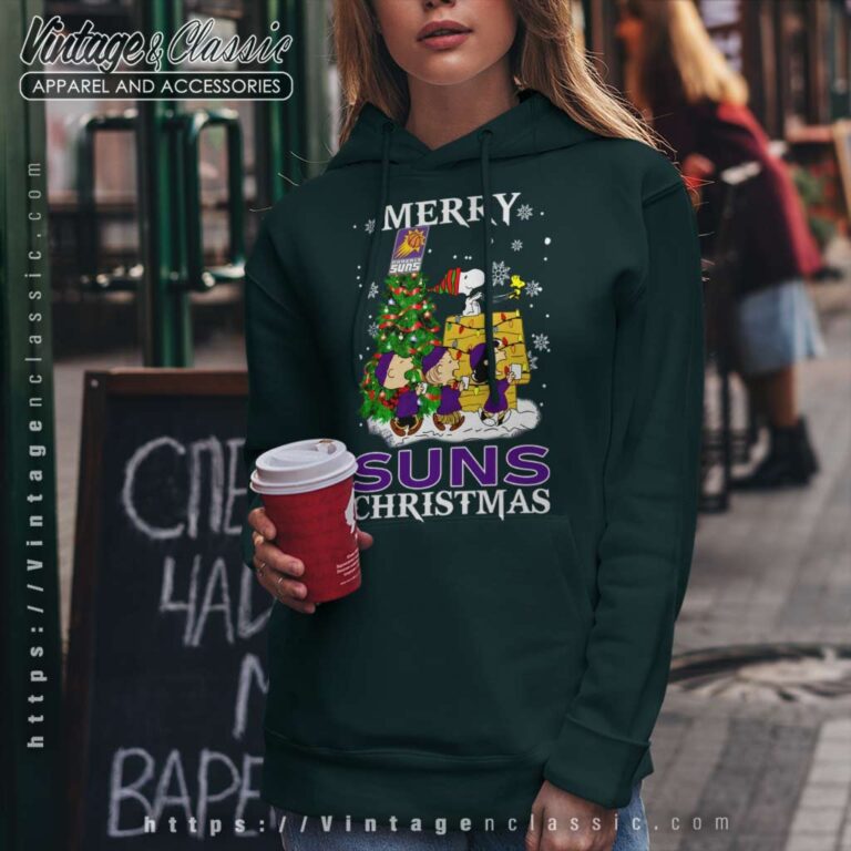 Snoopy Merry Phoenix Suns Christmas Hoodie Snoopy Merry Phoenix Suns Christmas Hoodie