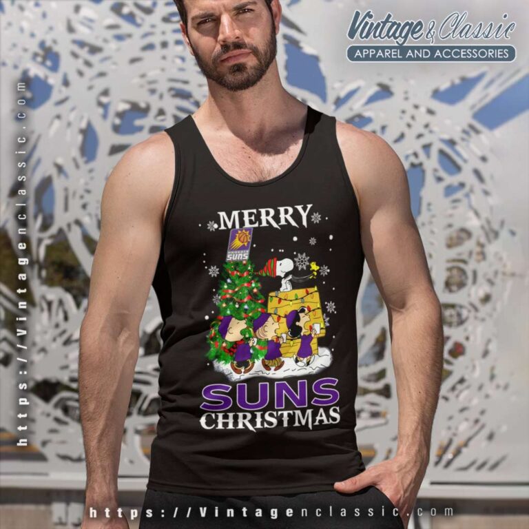 Snoopy Merry Phoenix Suns Christmas Tank Top Racerback Snoopy Merry Phoenix Suns Christmas Tank Top Racerback