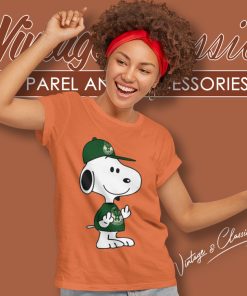 Snoopy Milwaukee Bucks Nba Double Middle Fingers Fck You Women T Shirt