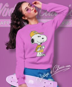 Snoopy Nashville Predators Nhl Double Middle Fingers Fck You Sweatshirt