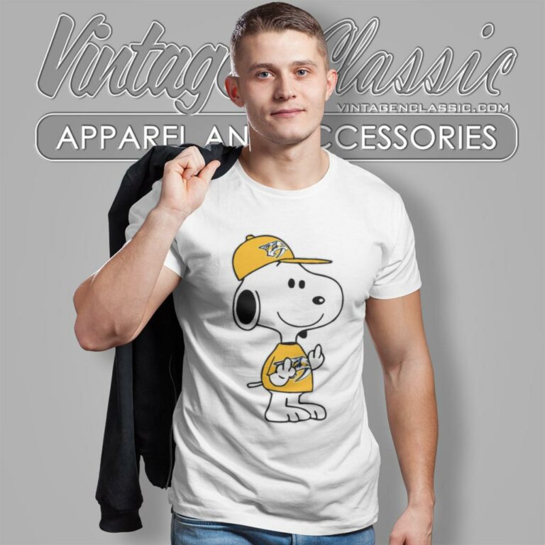 Snoopy Nashville Predators Nhl Double Middle Fingers Fck You T Shirt Snoopy Nashville Predators Nhl Double Middle Fingers Fck You T Shirt