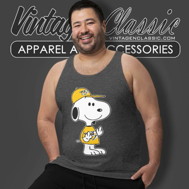 Snoopy Nashville Predators Nhl Double Middle Fingers Fck You Tank Top Racerback Snoopy Nashville Predators Nhl Double Middle Fingers Fck You Tank Top Racerback