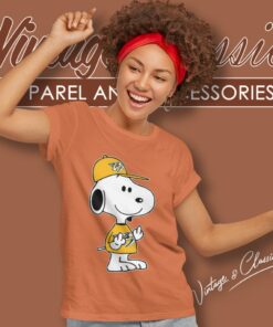 Snoopy Nashville Predators Nhl Double Middle Fingers Fck You Women T Shirt
