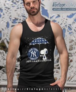 Snoopy New York Yankees Baseball Tank Top Racerback