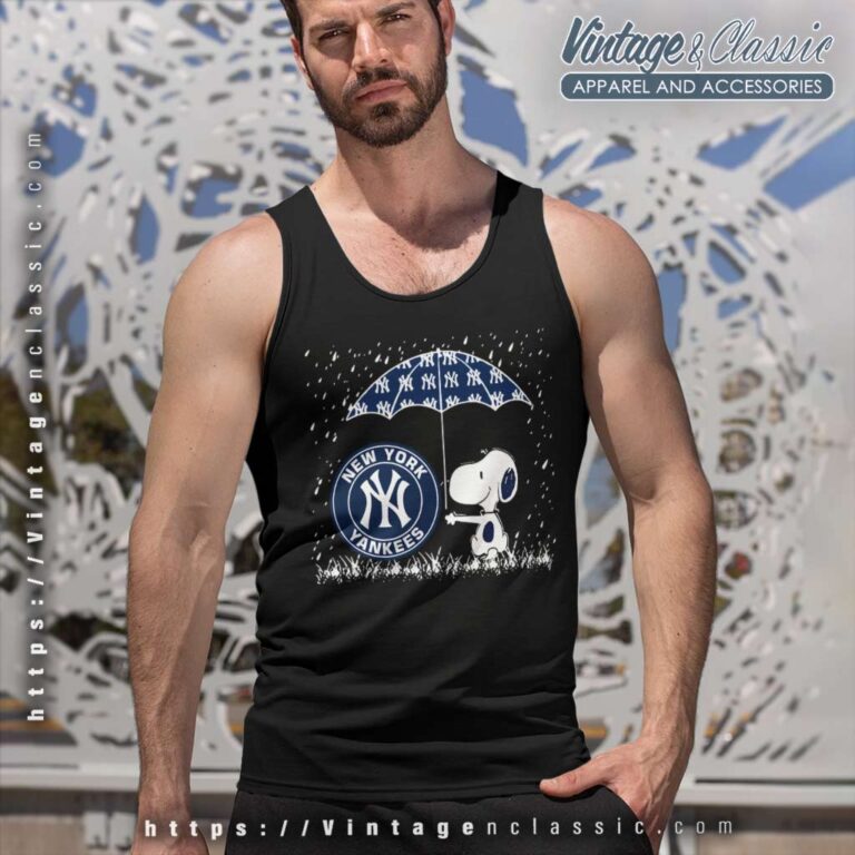 Snoopy New York Yankees Baseball Tank Top Racerback Snoopy New York Yankees Baseball Tank Top Racerback