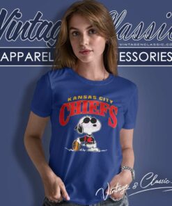 Snoopy Nfl Kansas City Chiefs Women TShirt