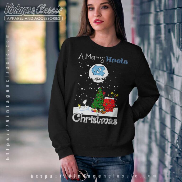 Snoopy North Carolina Tar Heels Ugly Christmas Sweatshirt Snoopy North Carolina Tar Heels Ugly Christmas Sweatshirt