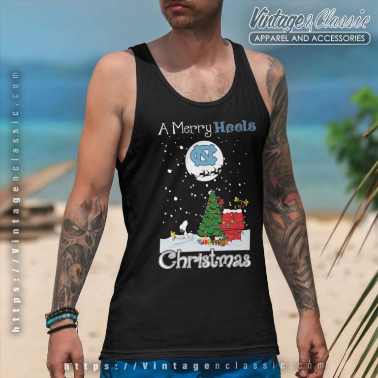 Snoopy North Carolina Tar Heels Ugly Christmas Tank Top Racerback Snoopy North Carolina Tar Heels Ugly Christmas Tank Top Racerback
