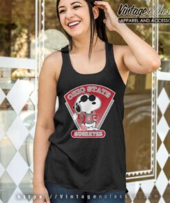 Snoopy Ohio State University Buckeyes Tank Top Racerback
