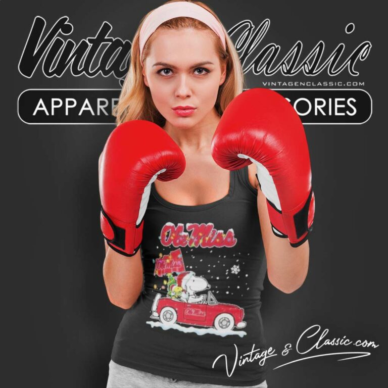 Snoopy Ole Miss Rebels Driver Car Christmas Tank Top Racerback Snoopy Ole Miss Rebels Driver Car Christmas Tank Top Racerback