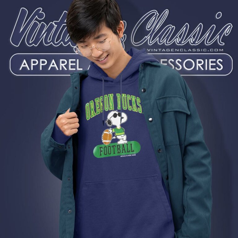 Snoopy Oregon Duck Football Hoodie Snoopy Oregon Duck Football Hoodie