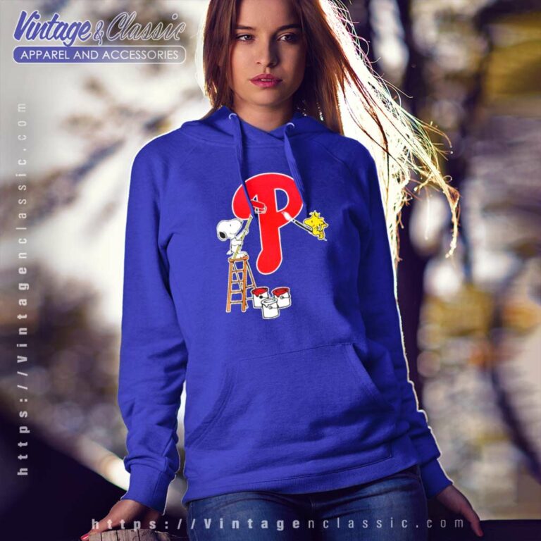 Snoopy Paints The Philadelphia Phillies Logo Baseball Hoodie Snoopy Paints The Philadelphia Phillies Logo Baseball Hoodie