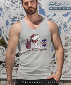 Snoopy Peace Love Philadelphia Phillies Shirt 5 Snoopy Peace Love Philadelphia Phillies Tank Top Racerback