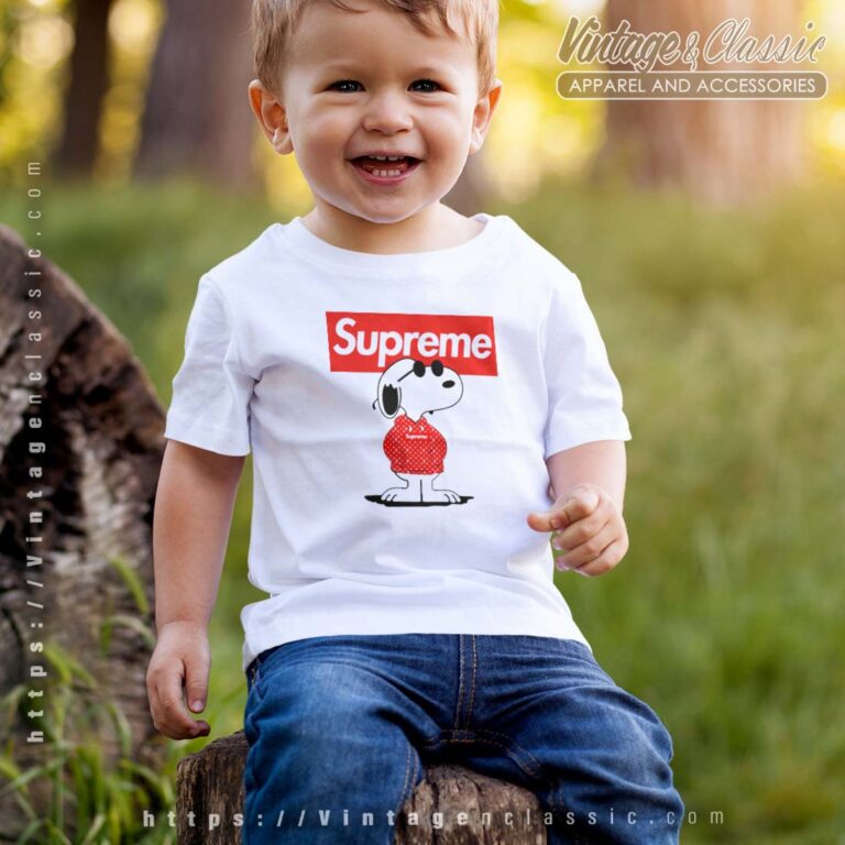 Snoopy Peanuts Boss Supreme Tshirt Kid Snoopy Peanuts Boss Supreme Tshirt Kid