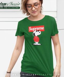 Snoopy Peanuts Boss Supreme Tshirt Women