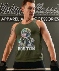 Snoopy Peanuts Characters Boston City Legend Tank Top Racerback