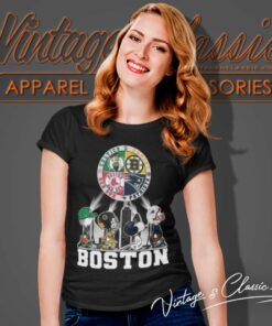 Snoopy Peanuts Characters Boston City Legend Women TShirt