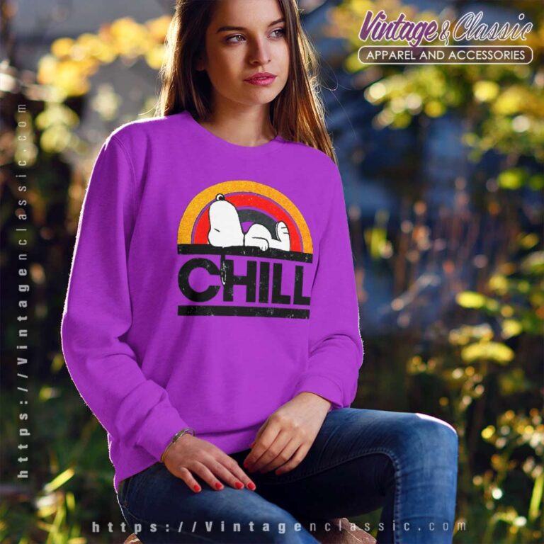 Snoopy Peanuts Chill Relaxed Sweatshirt Snoopy Peanuts Chill Relaxed Sweatshirt