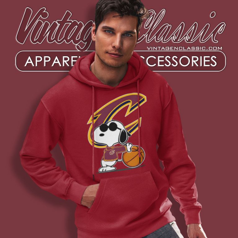 Snoopy Peanuts Cleveland Cavaliers Nba Hoodie Snoopy Peanuts Cleveland Cavaliers Nba Hoodie