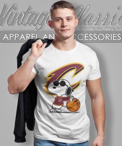 Snoopy Peanuts Cleveland Cavaliers Nba T Shirt